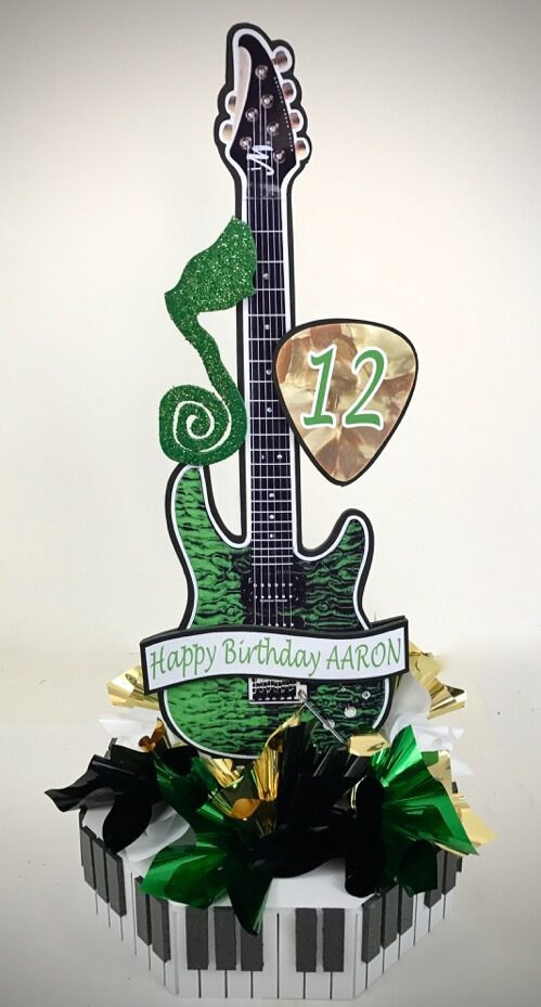 Happy 12th Birthday foamcore guitar
